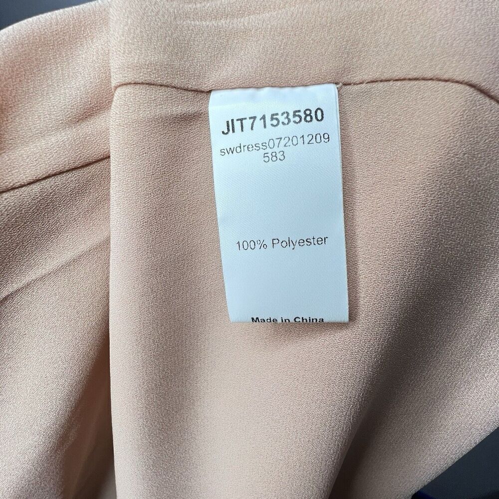 Maxi Dress Modern Ball Women Gowns Gold Casual Romantic Chic Flowy Moft L. — image 7 of 8